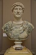 18th century bust of Hadrian, Lady Lever Art Gallery, Port Sunlight (15801766258)