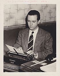 1941. El Diputado más jóven al Congreso Nacional, con veinticinco años de edad