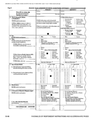 1990 US Census Form Sample