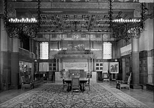 7th Reg. Armory 1st Floor Veterans (Tiffany) Room HABS NY,31-NEYO,121-21