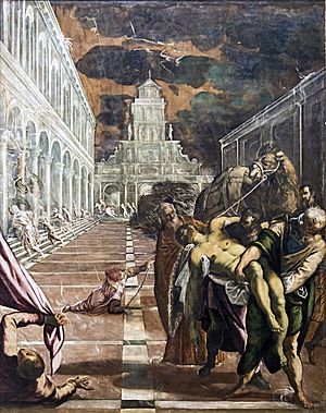 Accademia - St Mark's Body Brought to Venice by Jacopo Tintoretto