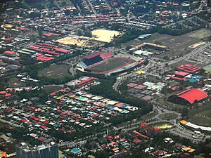 Aerial View Of Likas Sports Complex