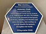 Alderley Park RSC plaque.jpg