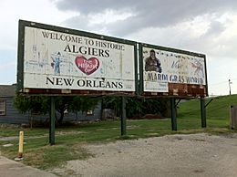 Algiers sign (Algiers Point, New Orleans, Louisiana) 001