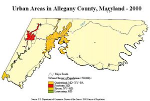 Allegany County Urban Areas