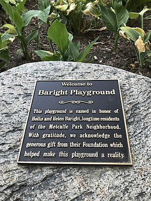 Baright Playground Plaque