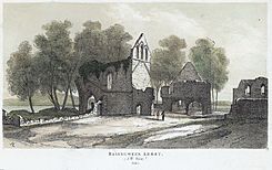 Basingwerk Abbey (S.W. View) 1845