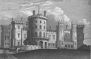 Belvoir Castle from Jones' Views (1819)