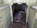 Bernhardt Samuelson mausoleum. Inside and empty
