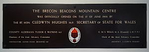 Brecon Beacons Visitor Centre - wall tablet