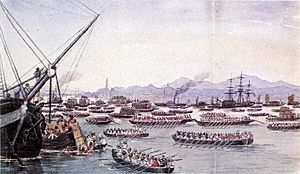 British ships in Canton