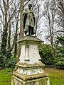 Bromley-by-Bow Gasworks Memorial Garden - statue of Sir Corbet Woodall - 2022-03-28.jpg