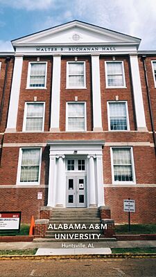 Bibb Graves Hall was renamed Buchanan Hall in 2020 to honor the University's 2nd president