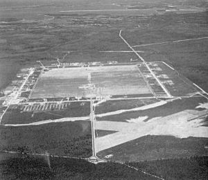 Camp Edwards and Otis Field aerial photo