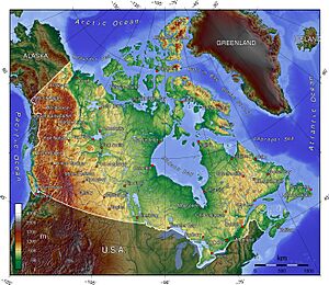 Canada topo