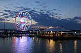 Capital Wheel at National Harbor, Maryland, USA (Lit Up at Night)
