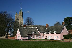 Cavendish church and cottages
