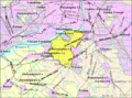 Census Bureau map of West Deptford Township, New Jersey