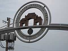 Chicago Stockyard Industrial Park gate