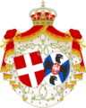 CoA Helena of Montenegro queen of Italy