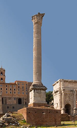 Colonna di Foca Forum Romanum Rome