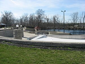 Columbus Grove Pool from east-southeast