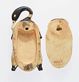 Cosmetic Dish in the Shape of a Trussed Duck MET 40.2.2ab back