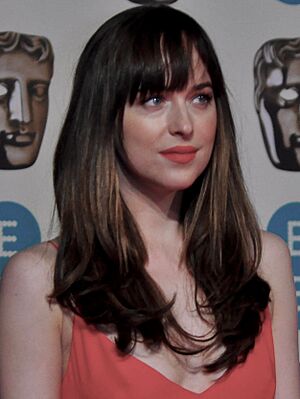Dakota Johnson at BAFTA 2016 (cropped)