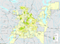 Dallas Population Density 2000