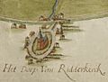 Detail kaart Ridderkerk 1584