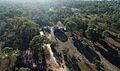 Drone capture of the woolshed in Mulligans Flat