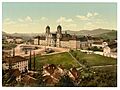 Einsiedeln, schoolhouse and monastery, Schwyz, Switzerland-LCCN2001703079