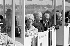 Elizabeth II and Lester B. Pearson at Expo 67 (3626383)