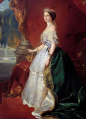 Empress Eugénie in Court Dress (after Winterhalter, Compiègne IMP25)