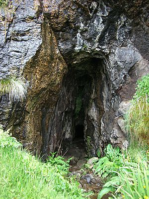 Entrance to the Massacre Cave, Eigg