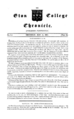 Eton College Chronicle Front Page 14 May 1863