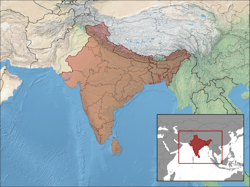Eutropis carinata distribution
