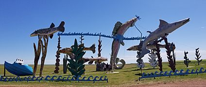 Fisherman's Dream sculpture
