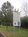Fort Monmouth Avenue of Memories sign