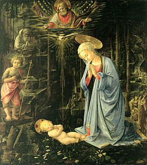 Fra Filippo Lippi - The Adoration in the Forest - Google Art Project
