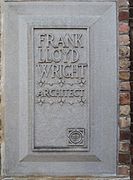 Frank Lloyd Wright Home and Studio Marker