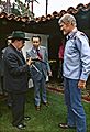 General Secretary Brezhnev meets actor Chuck Connors, at San Clemente - NARA - 194526 - edited