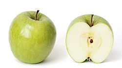 Granny smith and cross section