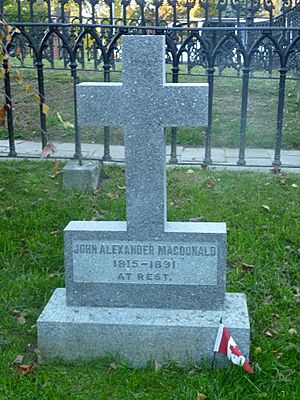 Grave of Sir John A. Macdonald, Kingston, Ontario