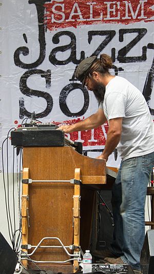 Hammond C3 Organ & Hohner Clavinet E7, on stage, Salem Jazz and Soul Festival 2012