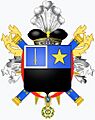 Heraldic achievement of Laurent de Gouvion Saint-Cyr, Comte de Gouvion-Saint-Cyr
