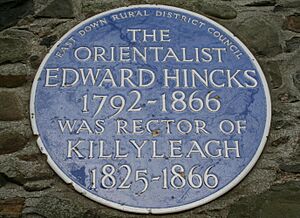 Hincks plaque, Killyleagh
