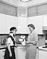 Home economist Mary Norris with Girl Scout, 1966 (49061281787)