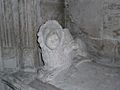 Houghton Regis - All Saints - Carved Lion (geograph 4061996)