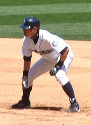 Ichiro on base